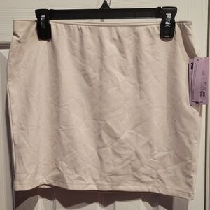 Wild Fable Cream Mini Skirt